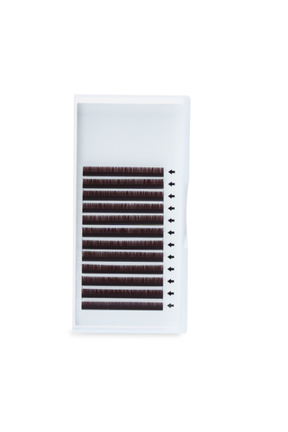 Dark Brown Volume Lashes-Single length (NO LABEL)